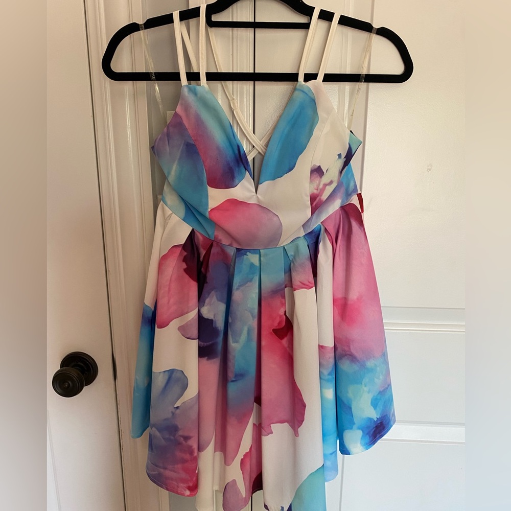 Multicolor Flowy Dress